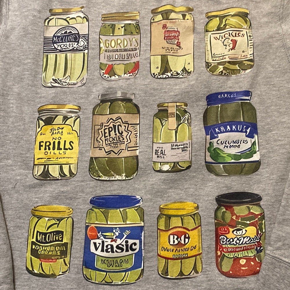 Soft Sweatshirt- Pickles! Medium - image 2
